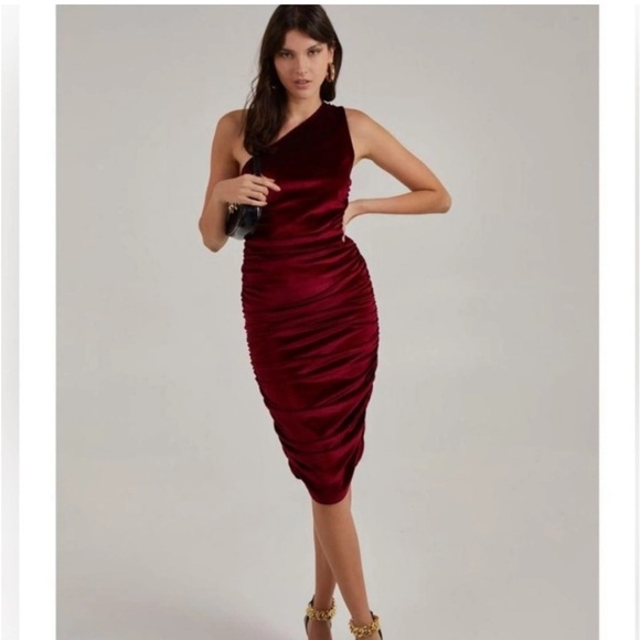 House of Harlow 1960 Dresses & Skirts - House of Harlow 1960- raspberry velvet cocktail dress NWT